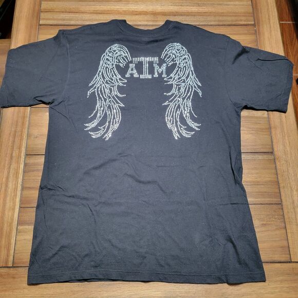 Top Pro Texas A&M Bling SS Black Tee - Size Large - Picture 3 of 5